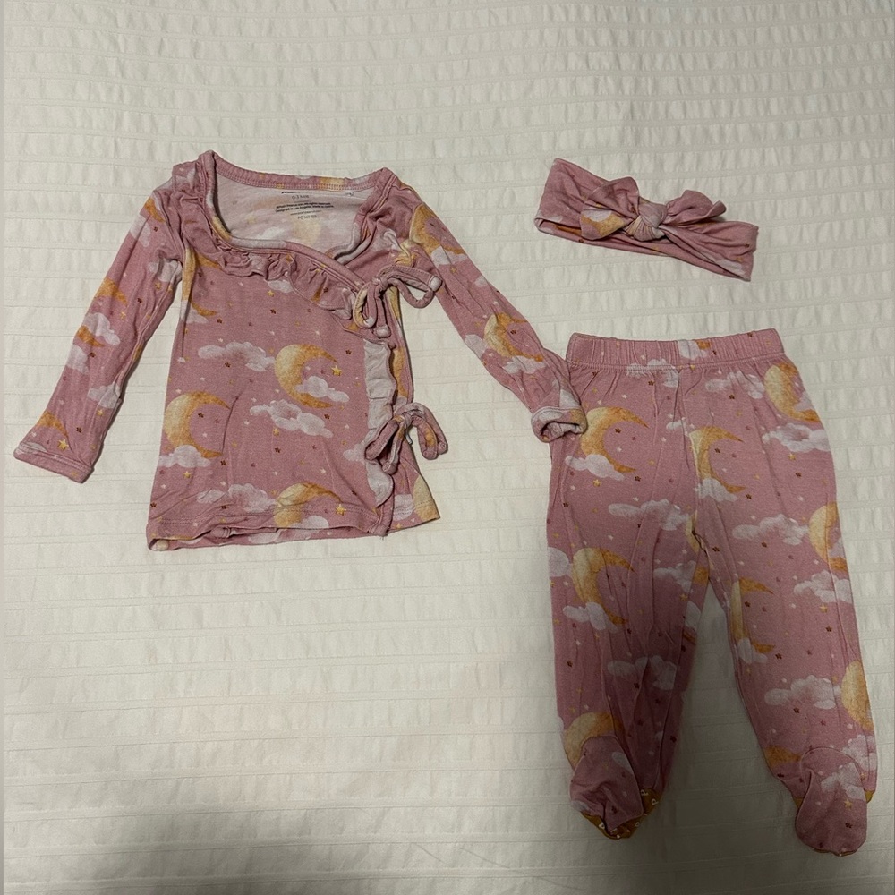Posh peanut baby girl’s pj set